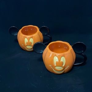 Mickey pumpkin Mugs Set